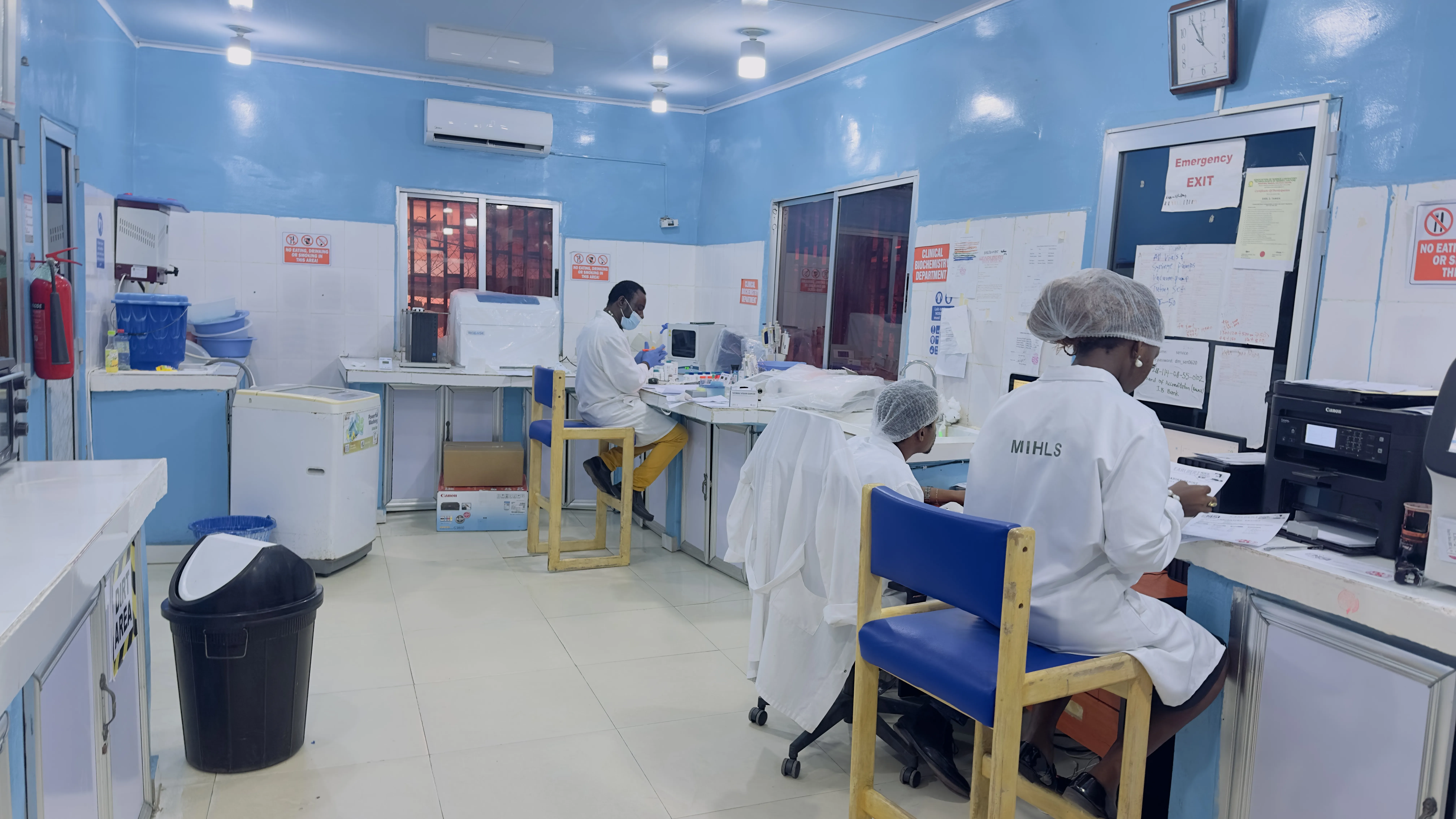 Earlbert laboratory team and diagnostics