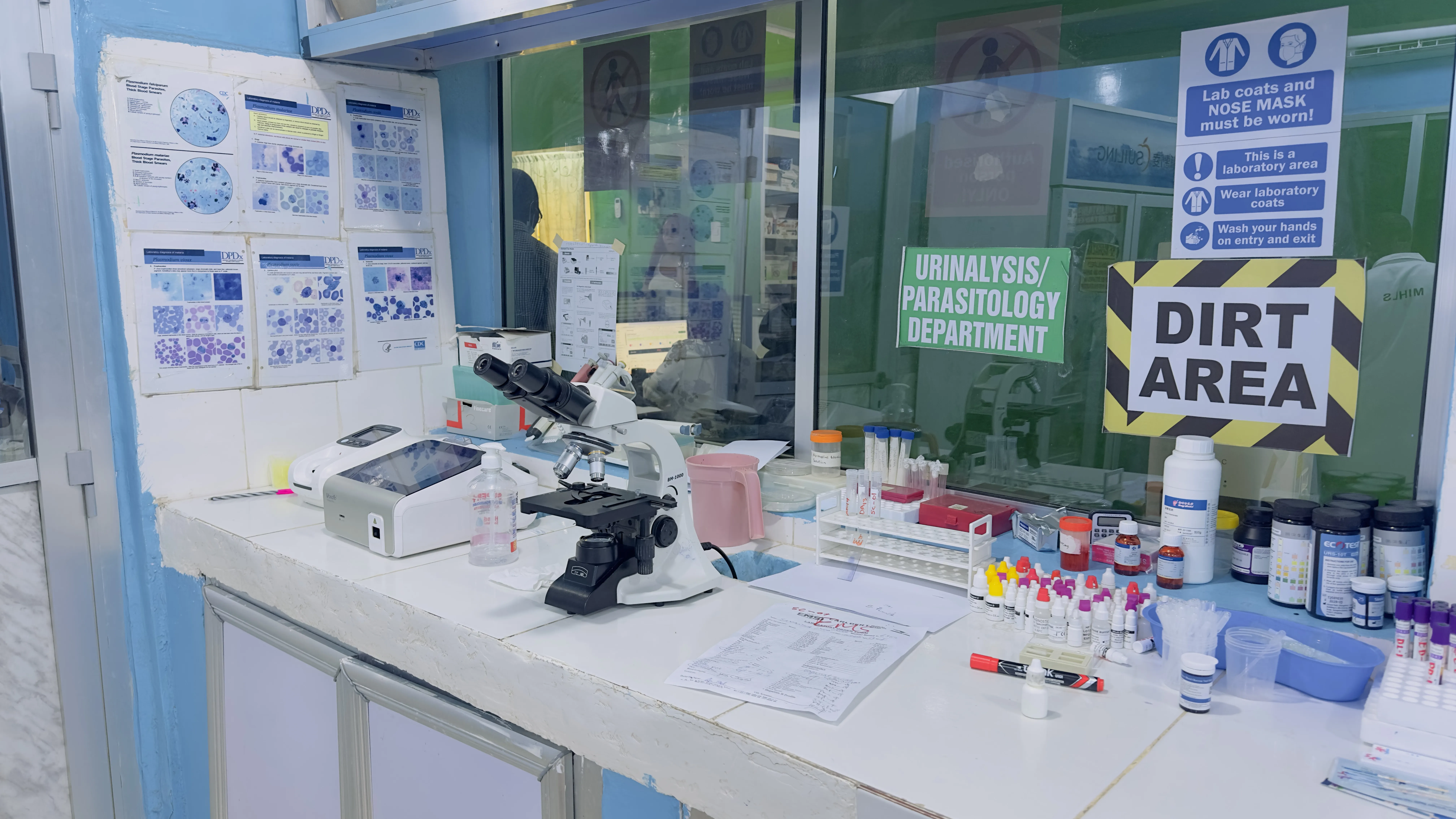 Quality-focused diagnostic lab operations and specimen handling Liberia